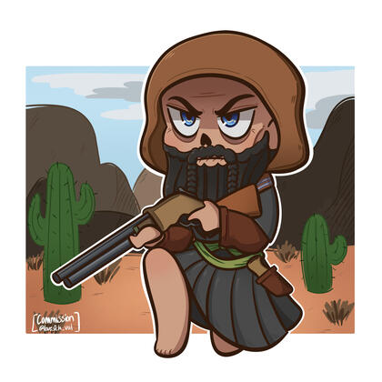 Chibi commission done for a friend (2026)